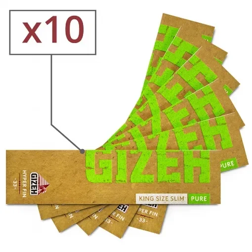 Gizeh - Slim Pure Ultra Thin Rolling Paper - X 10 product image