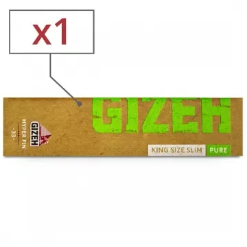 Gizeh - Slim Pure Hyper Fine Rolling Paper - 1 Book of 33 product image