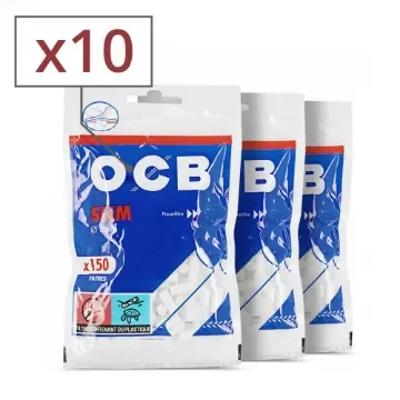 OCB - Slim Filters Pack of 10 Sachets - 150 Filters Each product image