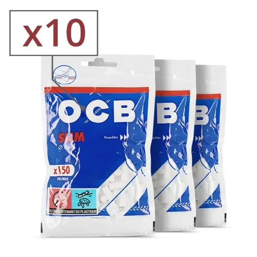 OCB - Slim Filters Pack of 10 Sachets - 150 Filters Each product image