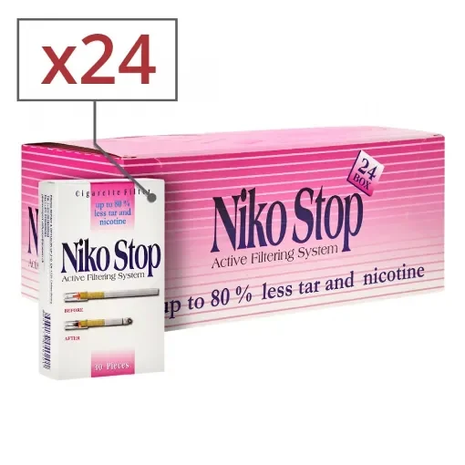 Smoking - Niko Stop Filters 24 Boxes - product image