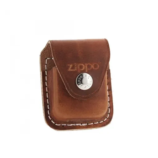 Zippo - Brown Leather Lighter Case with Clip - 859008 product image