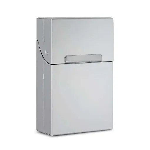 smoking - Aluminum Cigarette Case with Lid - 17608 product image