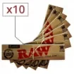 RAW - Slim Rolling Paper X10 - No Additives product image