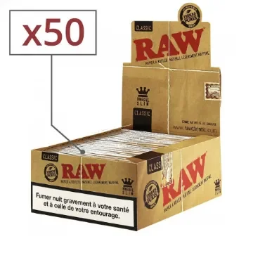 RAW - Slim Rolling Paper X50 - Premium Quality product image