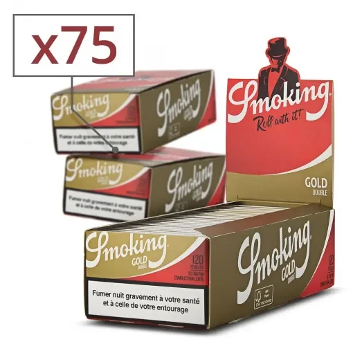 Smoking - Regular Gold Rolling Papers - Pack of 3 product image