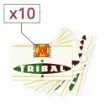 JOB - Tribal Rolling Paper X10 - French Made product image