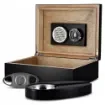 Art & Volutes - Black Lacquered Cigar Humidor Set - PM 17037 product image