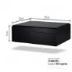 Art & Volutes - Black Lacquered Cigar Humidor Set - PM 17037 product image