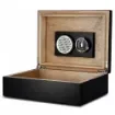 Art & Volutes - Black Lacquered Cigar Humidor Set - PM 17037 product image