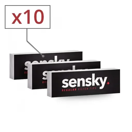 Sen Sky - Cardboard Filters for Rolling Cigarettes - Pack of 10 product image