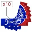 Smoking - Slim Blue Rolling Papers - X10 Pack product image