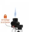 Prince - Pocket Silver Torch Lighter - Adjustable Flame product image