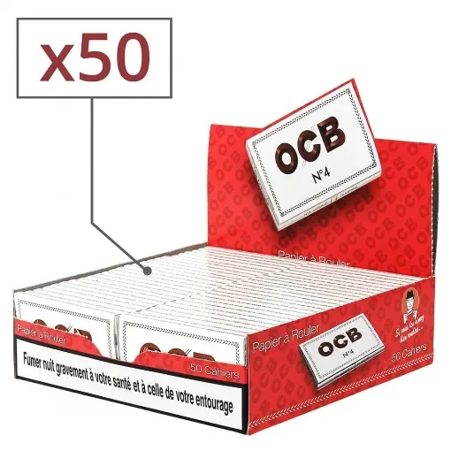 OCB - Rolling Paper White - Box of 50 Notebooks product image