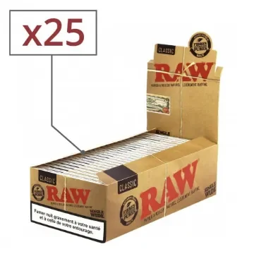 RAW - Regular Rolling Paper Pack of 25 Books product image