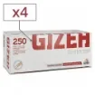 Gizeh - Box of 250 Silver Tips Tubes with Filter - X4 product image