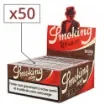 Smoking - Slim Brown Rolling Papers - 50 Booklets product image