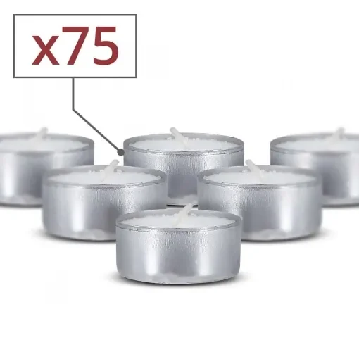 smoking - Tealight Candles 8 Hours - 75 Pack product image