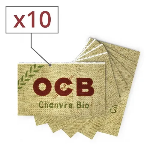 OCB - Organic Hemp Rolling Papers - Pack of 10 product image