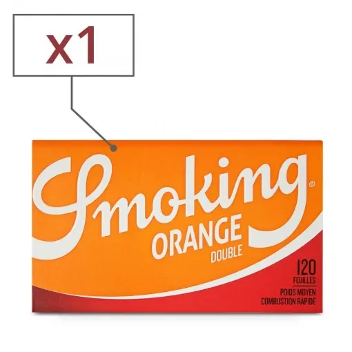 Smoking - Rolling Paper Orange Regular - 120 Sheets product image