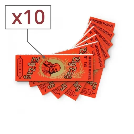 Zig Zag - Rolling Paper Orange 75mm x 44mm - Pack of 10 product image
