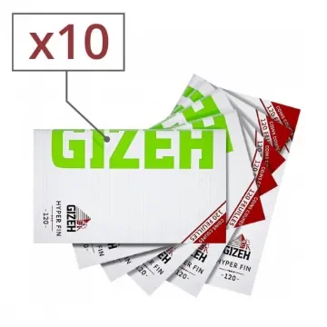 Gizeh - Hyper Fine Rolling Paper - 10 Notebooks product image
