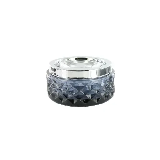 smoking - Glass Pressure Ashtray with Push Button - product image