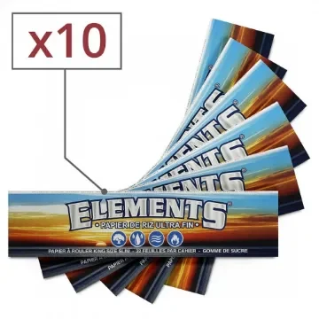 Elements - Slim Rolling Papers - 10 Pack product image