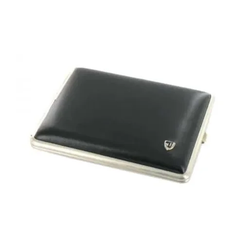smoking - Black Leather Cigarette Case - Slim Fit product image
