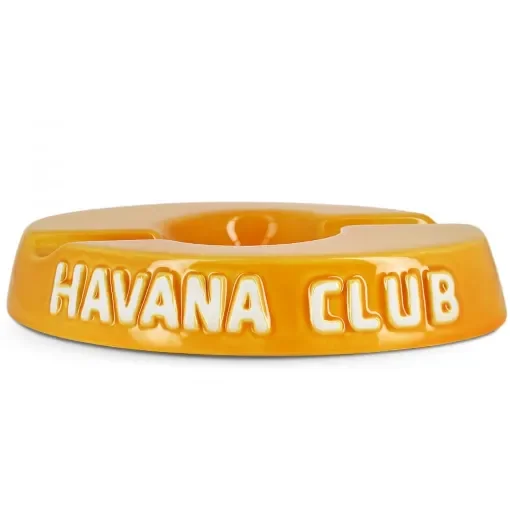 Havana Club - Double Yellow Ashtray with 2 Cigar Slots product image