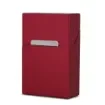 smoking - Red Aluminum Cigarette Case - King Size Compatible product image