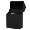smoking - Black Aluminum Cigarette Case - King Size Compatible product image