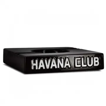Havana Club - Square Black Double Ashtray product image