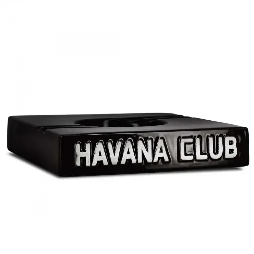 Havana Club - Square Black Double Ashtray product image