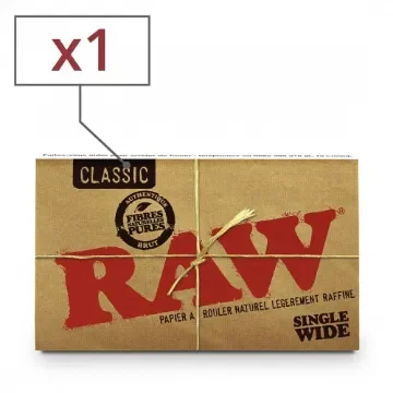 RAW - Regular Rolling Paper Unbleached - 100 Sheets product image