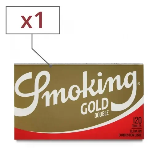 Smoking - Regular Golden Rolling Papers 120 Sheets product image