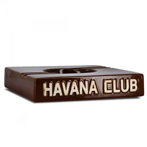 Havana Club - Square Brown Double Ashtray product image