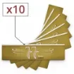 Jaja - Gold Slim Rolling Paper X 10 - Made in Holland product image