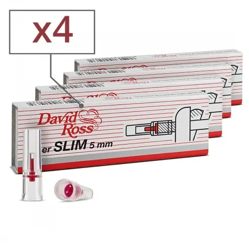 David Ross - Slim Cigarette Filters - 4 Boxes product image