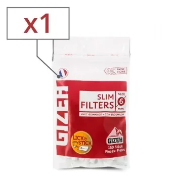 Gizeh - Slim Filters 150 Pack - product image