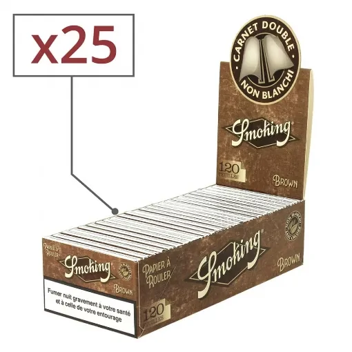 Smoking - Rolling Paper Brown Regular Size - X 25 product image