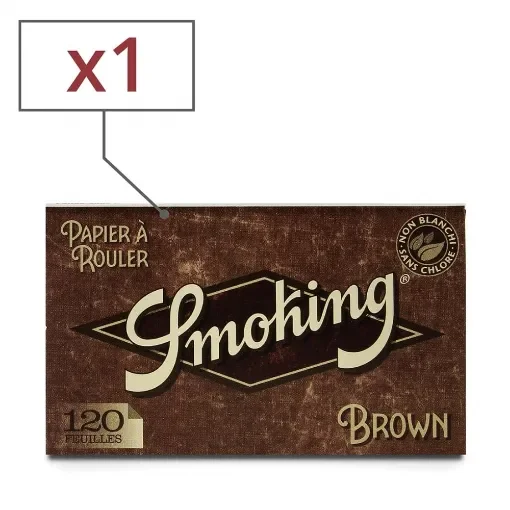 Smoking - Brown Regular Rolling Paper - 120 Sheets product image