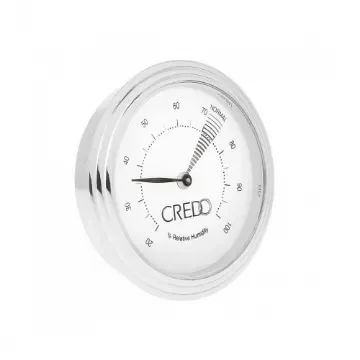Crédo - Chrome Analog Hygrometer 55mm product image