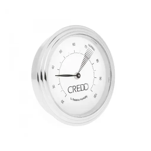 Crédo - Chrome Analog Hygrometer 55mm product image