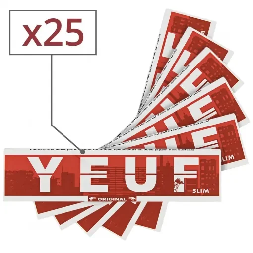 Yeuf - Slim Original Rolling Paper - 25 Notebooks product image