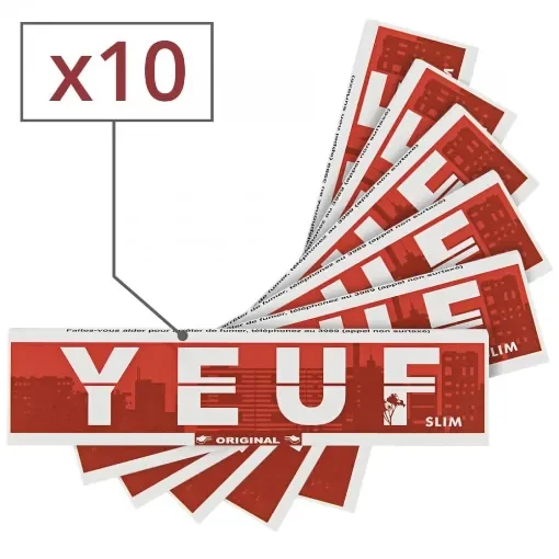 Yeuf - Slim Rolling Papers Ultra Thin - Original X 10 product image