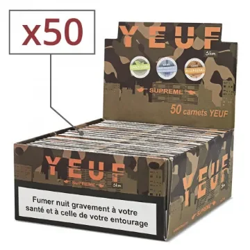 Yeuf - Slim Supreme Rolling Paper - 50 Notebooks product image