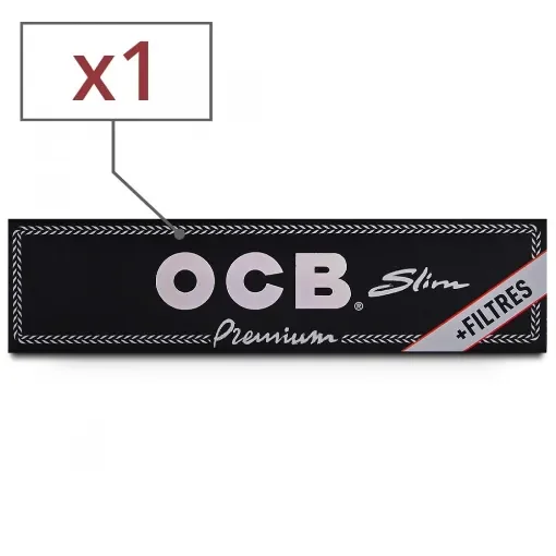 OCB - Slim Rolling Papers with Tips - 32 Sheets product image