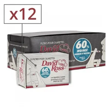 David Ross - Regular Filter 12 Boxes of 25 Filters product image