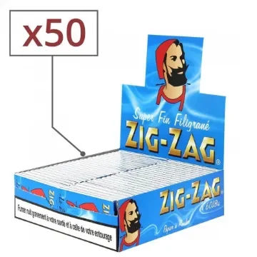 Zig Zag - Blue Zig Zag Rolling Paper X50 - No Part Number product image